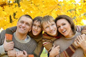 'family smiling'