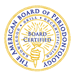 The American Board of Periodontology Board Certified logo