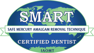  SMART Certified Dentist - Safe Mercy Amalgam Removal Technique logo